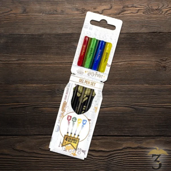 4 STYLO GEL HOGWARTS - Les Trois Reliques, magasin Harry Potter - Photo N°2