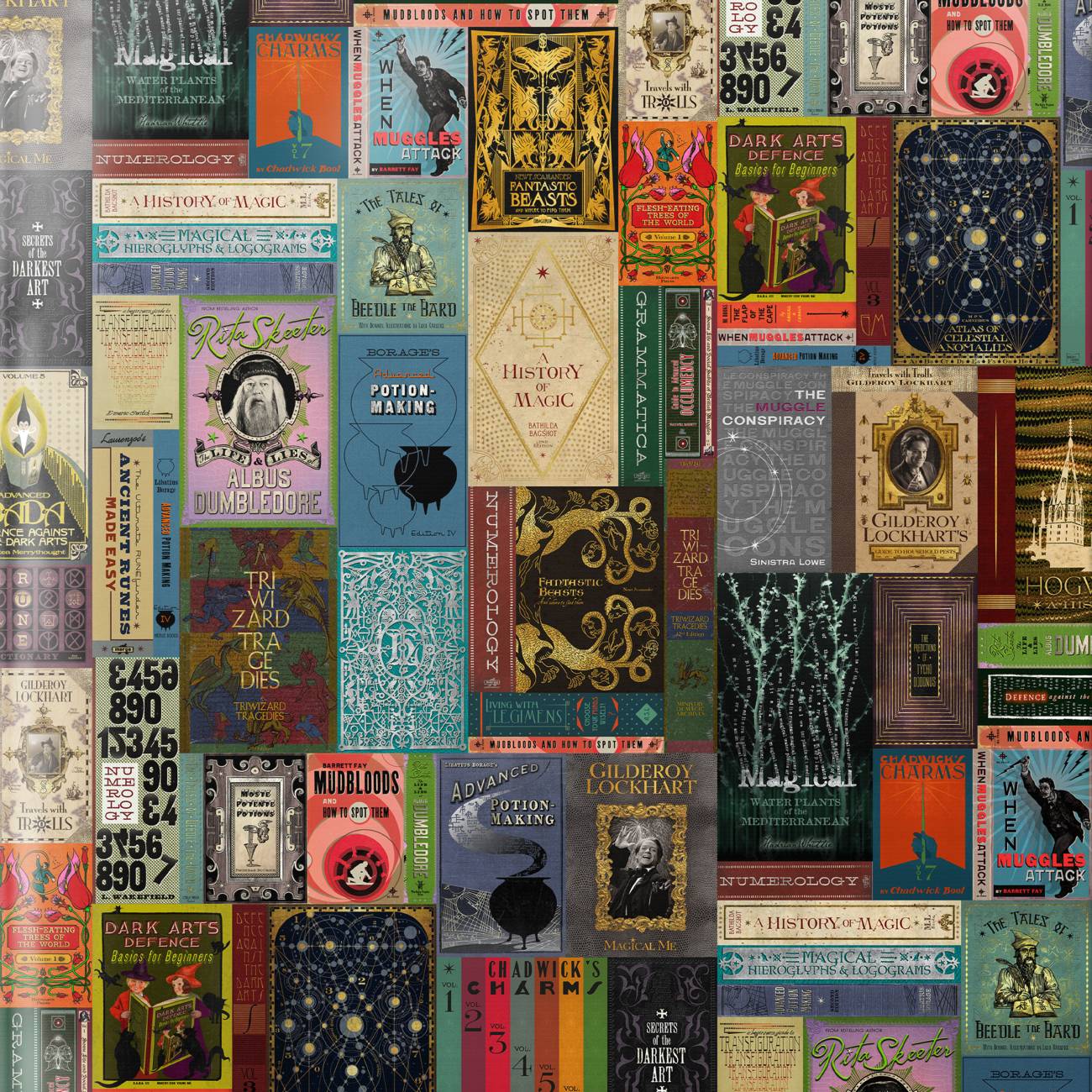 Emballage cadeau couverture des livres harry potter - minalima – Image 2