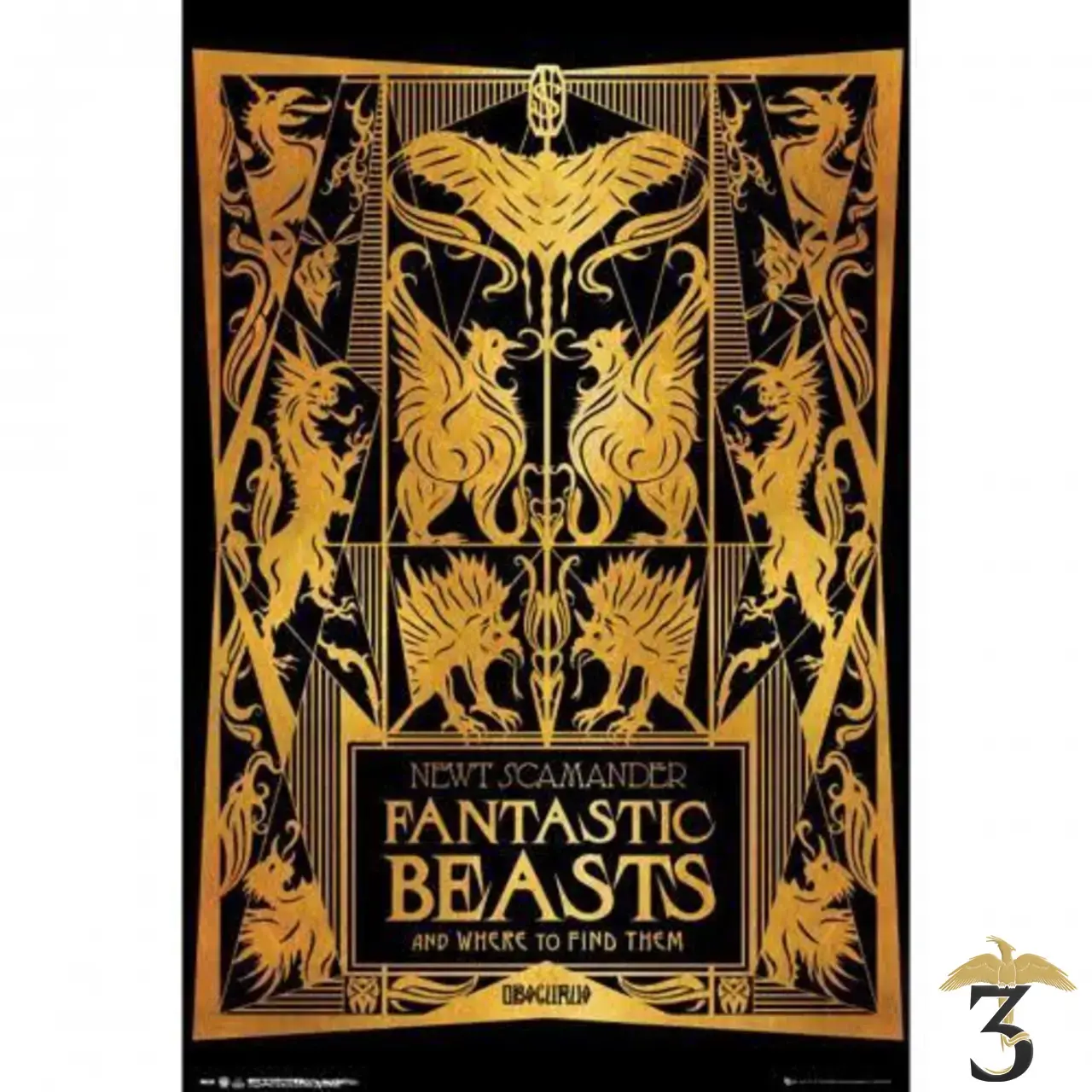 Affiche fantastic beasts the crimes of grindelwald 30×40 - Les Trois Reliques, magasin Harry Potter - Photo N°1