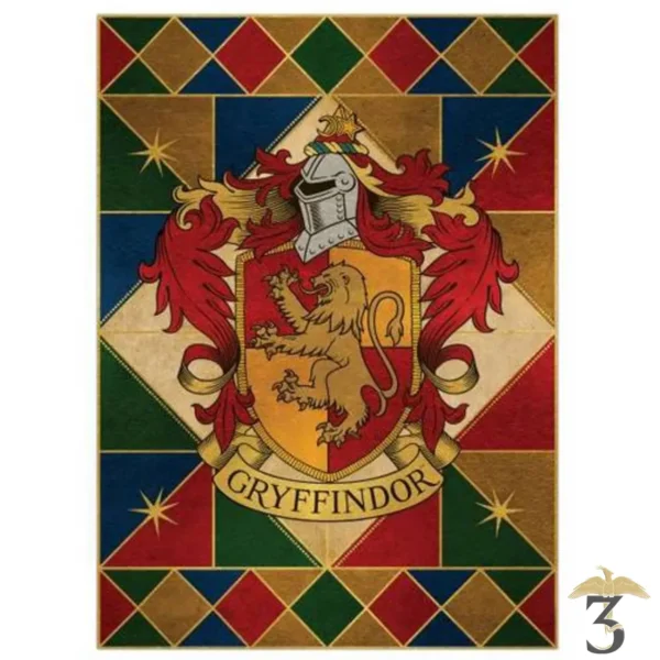 AFFICHE GRYFFONDOR CREST MINALIMA - Les Trois Reliques, magasin Harry Potter - Photo N°1