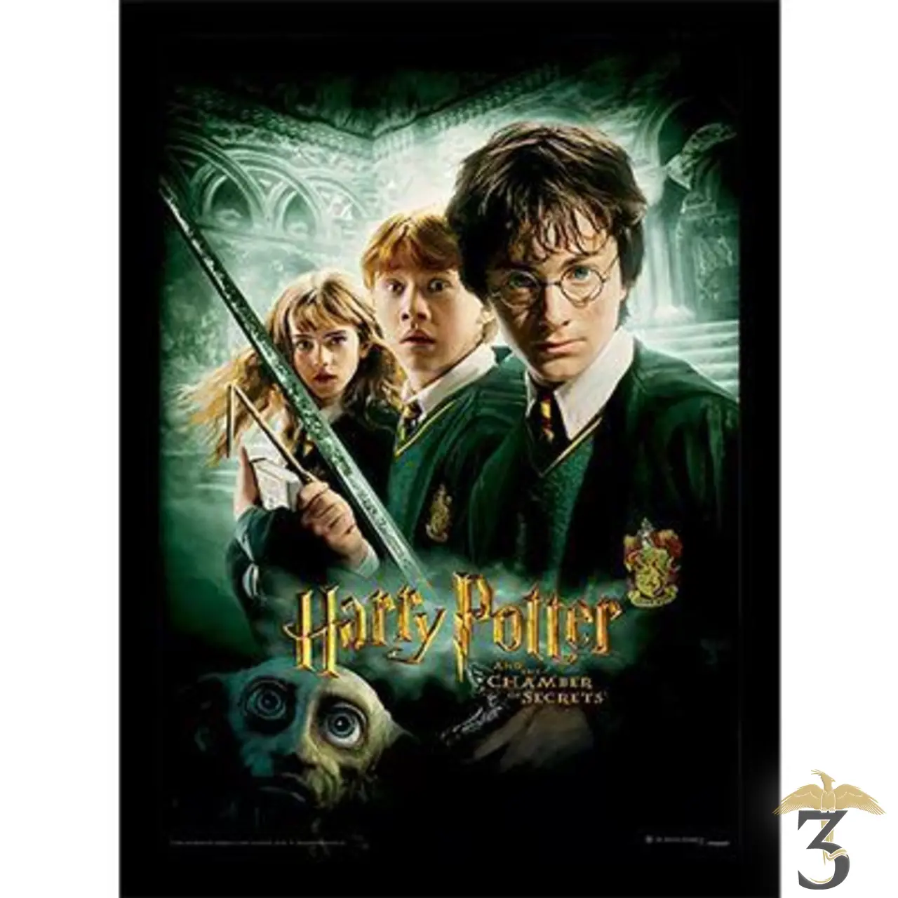 Affiche harry potter chamber of secrets 30×40 - Les Trois Reliques, magasin Harry Potter - Photo N°1