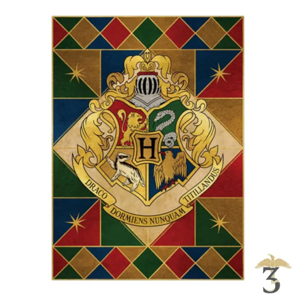 AFFICHE HOGWART CREST MINALIMA - Les Trois Reliques, magasin Harry Potter - Photo N°1