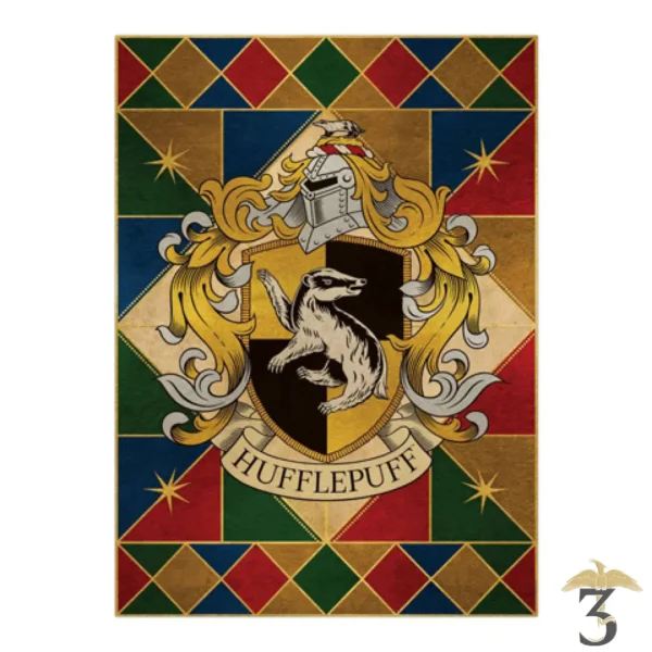 AFFICHE POUFSOUFFLE CREST MINALIMA - Les Trois Reliques, magasin Harry Potter - Photo N°1