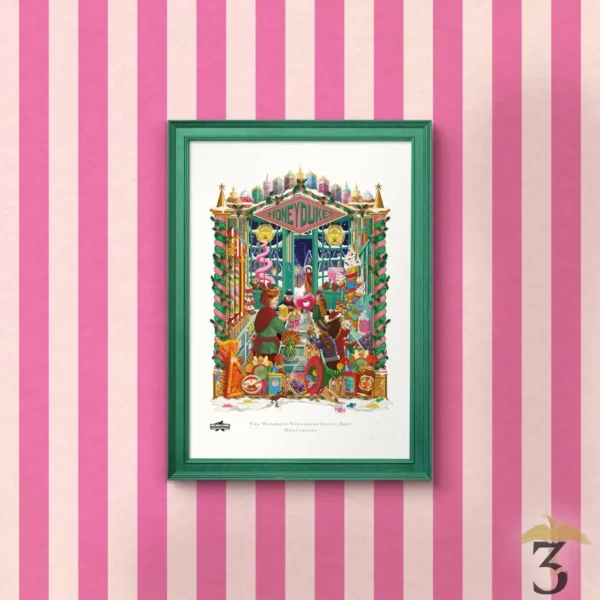 Art print la merveilleuse confiserie magique – minalima en vente au magasin Harry Potter Les Trois Reliques, photo N°2