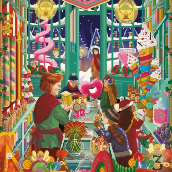 Art print la merveilleuse confiserie magique – minalima en vente au magasin Harry Potter Les Trois Reliques, photo N°3