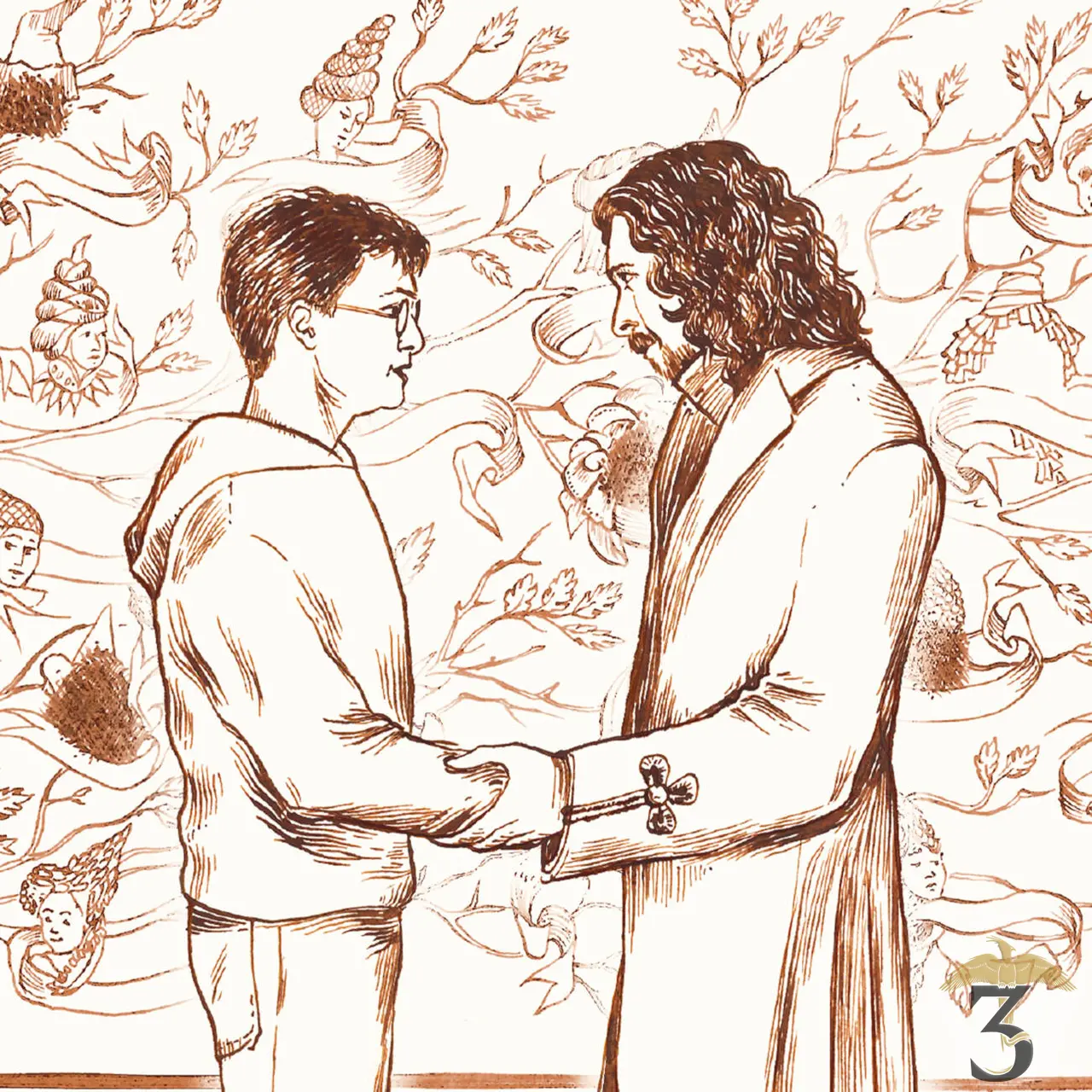 Art print minalima harry potter & sirius - Les Trois Reliques, magasin Harry Potter - Photo N°2