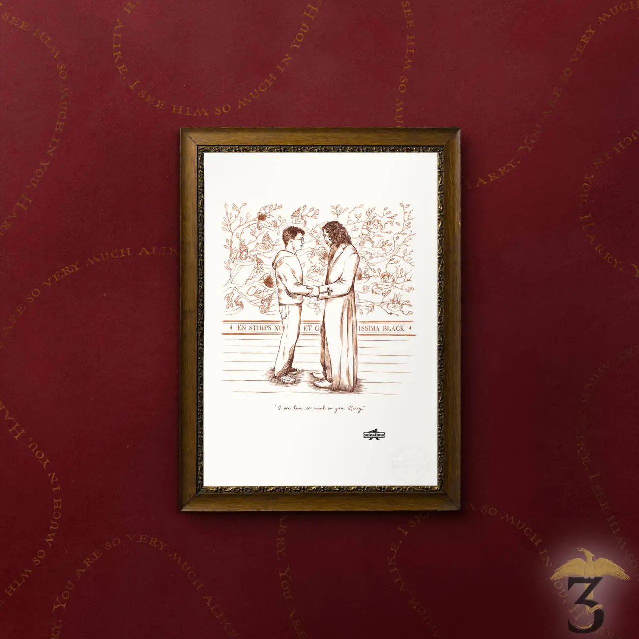 Art print minalima harry potter & sirius - Les Trois Reliques, magasin Harry Potter - Photo N°4