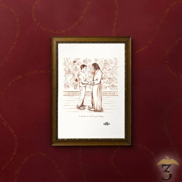Art print minalima harry potter & sirius - Les Trois Reliques, magasin Harry Potter - Photo N°4