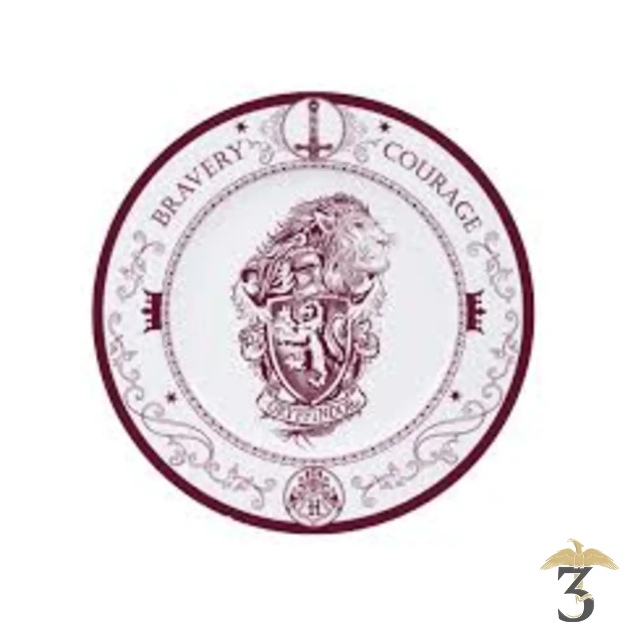 Assiette porcelaine - Les Trois Reliques, magasin Harry Potter - Photo N°3