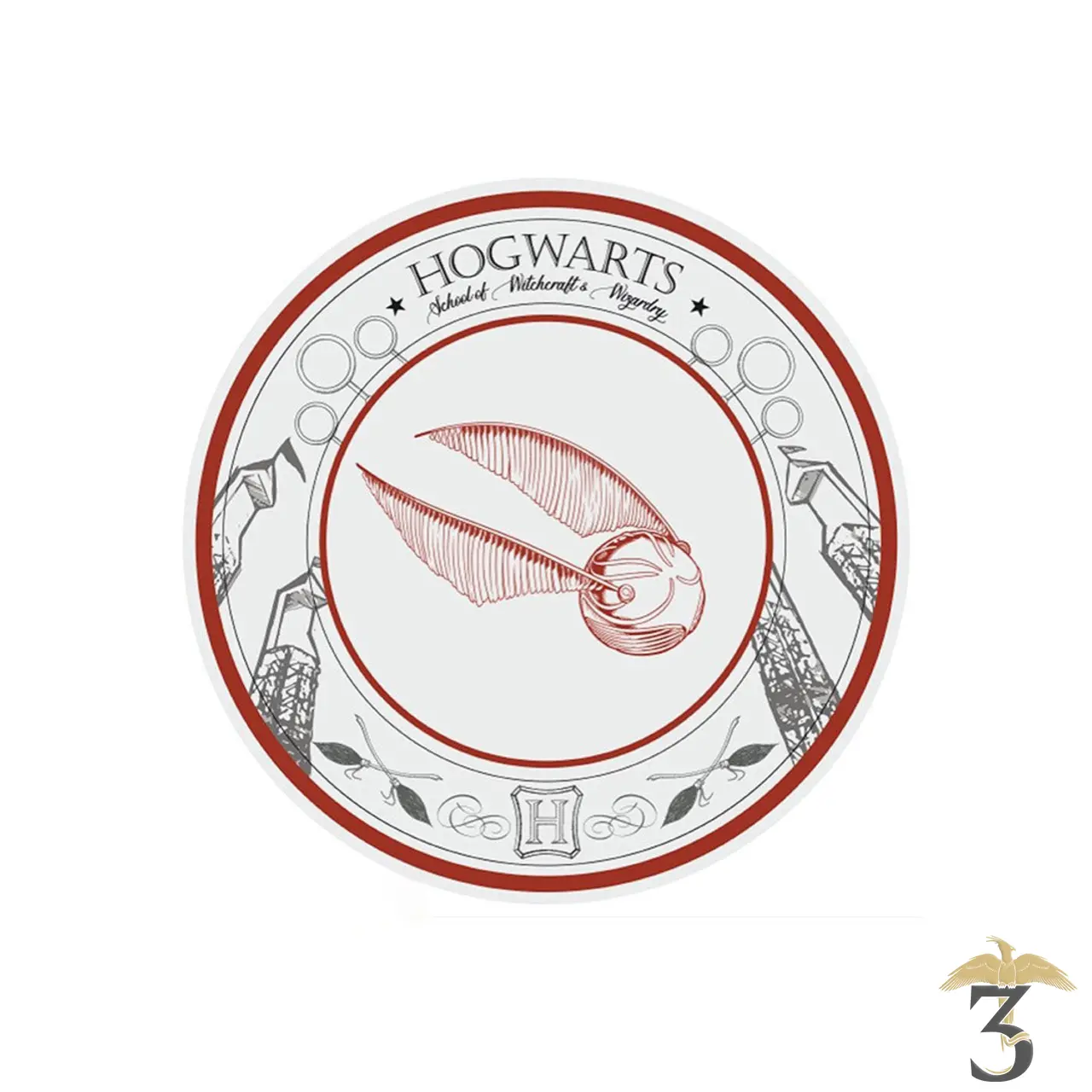 Assiette porcelaine - Les Trois Reliques, magasin Harry Potter - Photo N°4