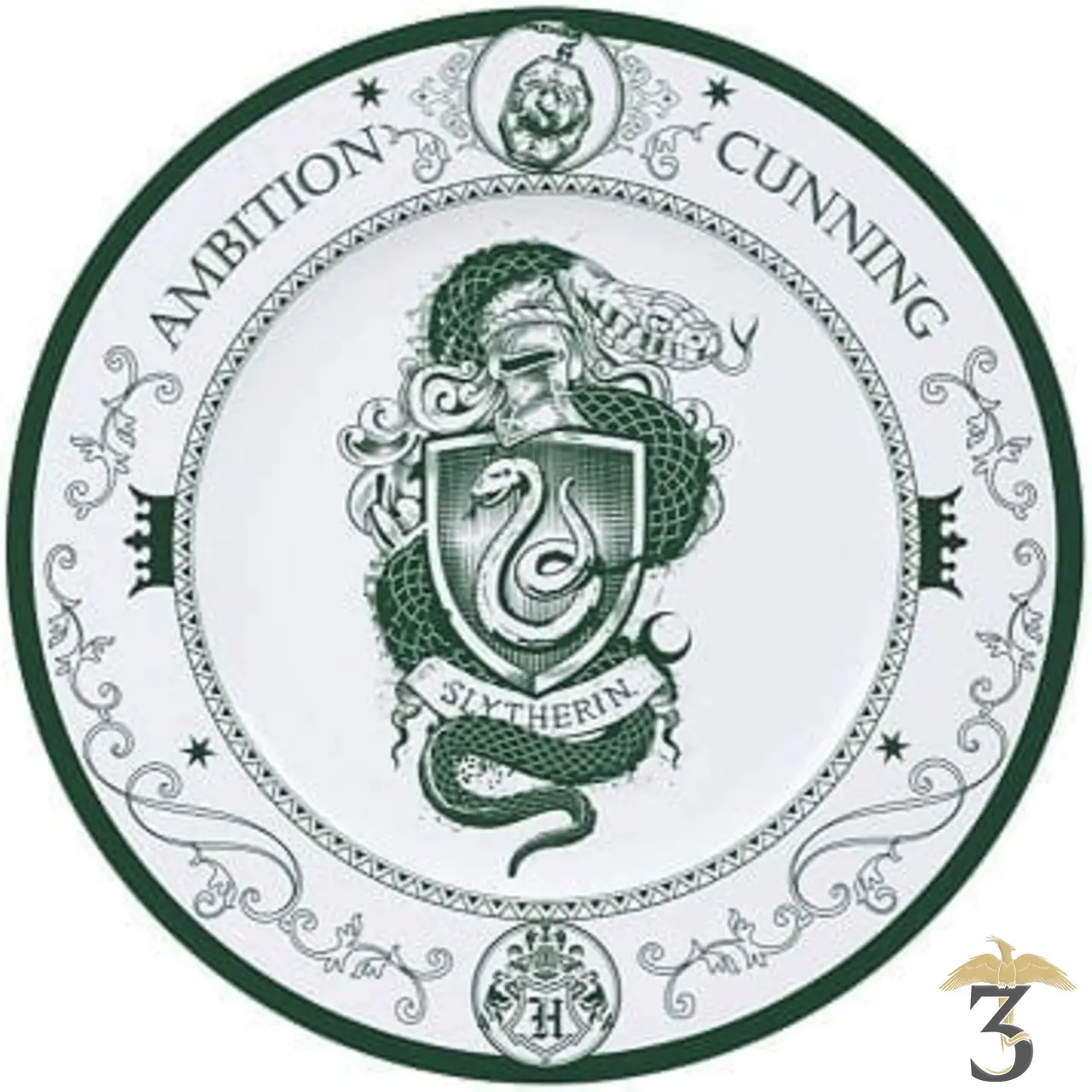 Assiette porcelaine - Les Trois Reliques, magasin Harry Potter - Photo N°6