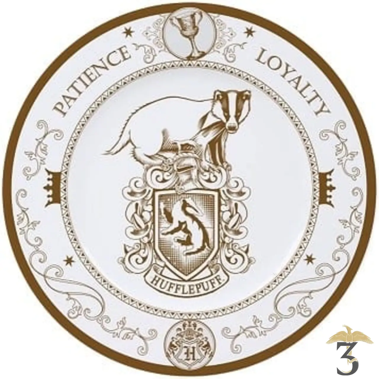 Assiette porcelaine - Les Trois Reliques, magasin Harry Potter - Photo N°7