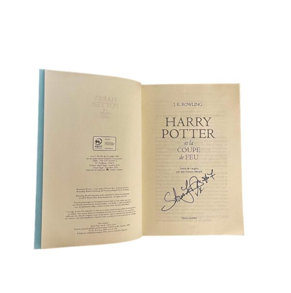 Autographe signé par Stanislav ianevski krum boutique harry potter Les 3 Reliques bourg en bresse