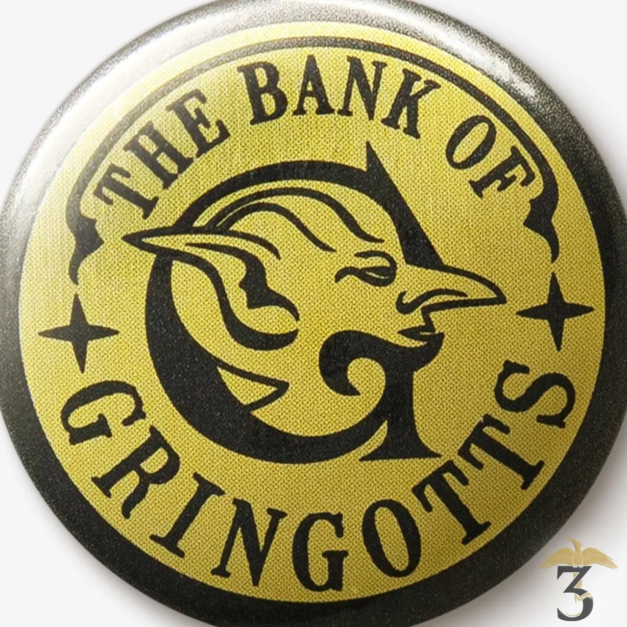 Badge embleme gringotts – minalima - Les Trois Reliques, magasin Harry Potter - Photo N°2