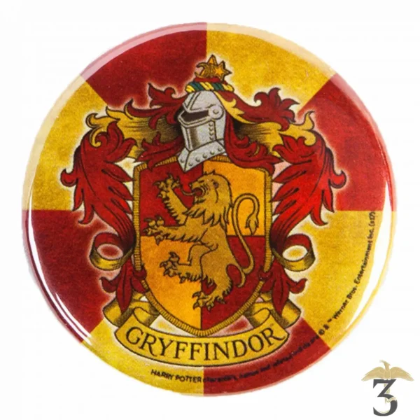 BADGE GRYFFONDOR MINALIMA - Les Trois Reliques, magasin Harry Potter - Photo N°2
