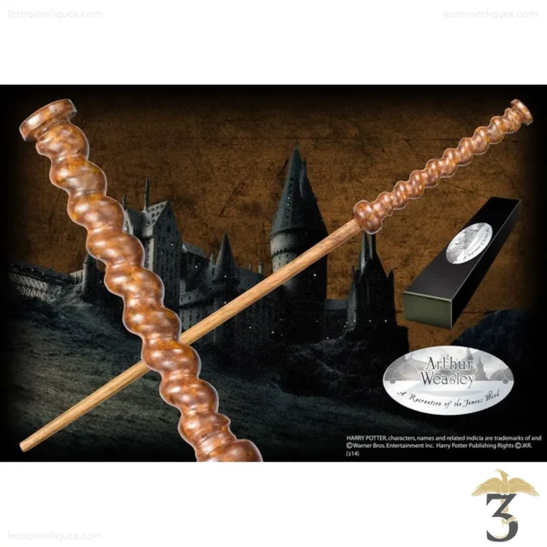 Baguette Arthur Weasley (collector) - Harry Potter - Les Trois Reliques, magasin Harry Potter - Photo N°2