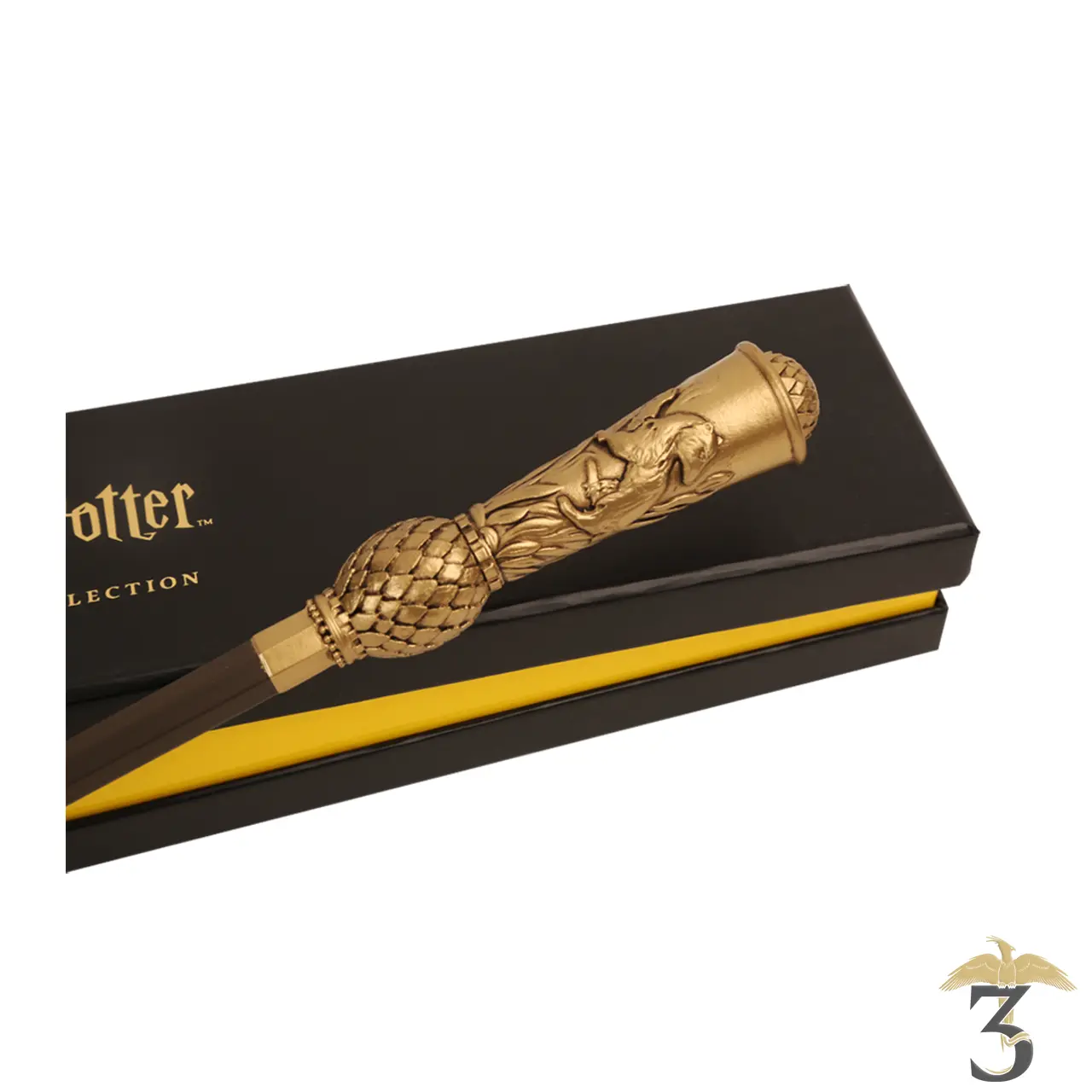 Baguette coupe poufsouffle – import uk - Les Trois Reliques, magasin Harry Potter - Photo N°3