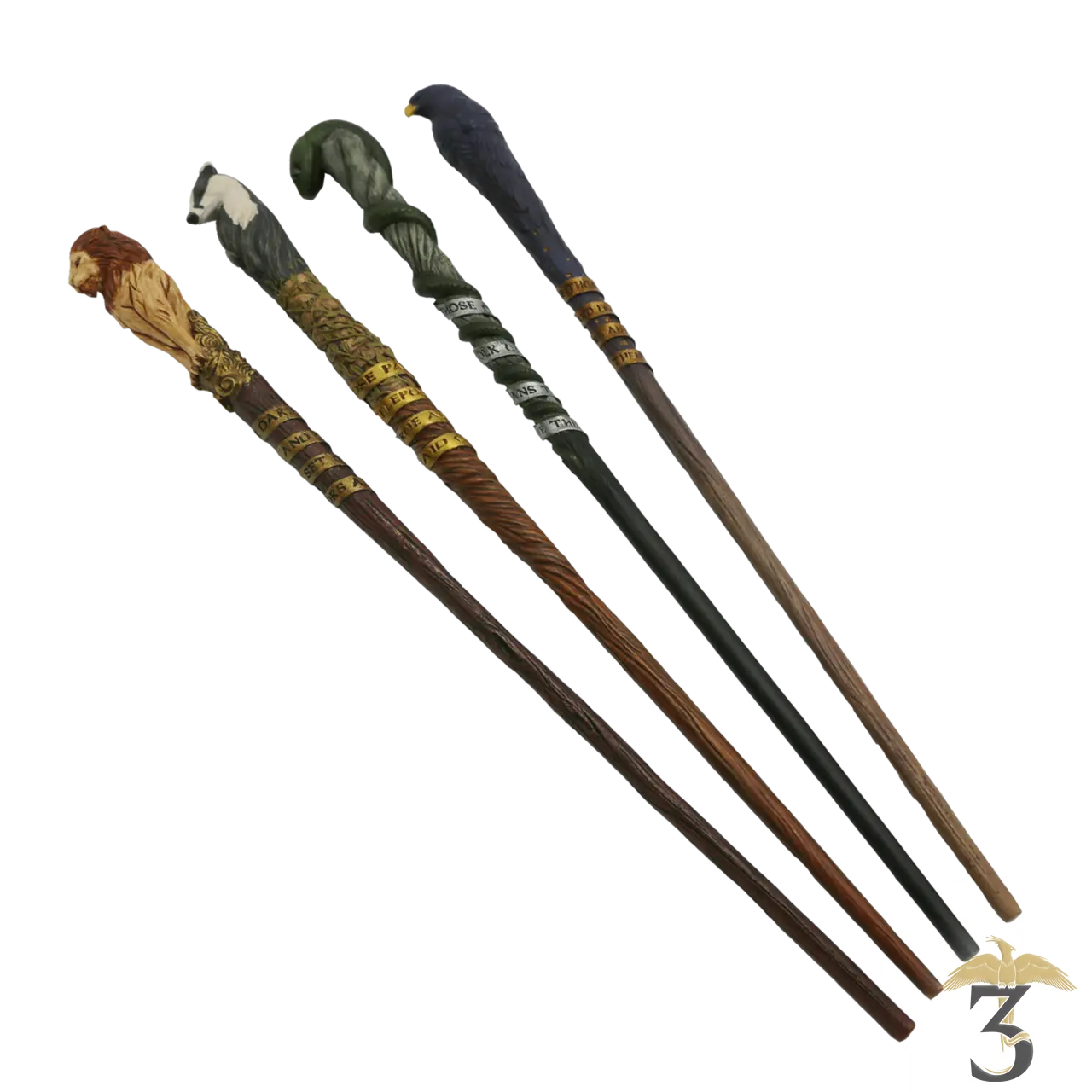 Baguette mascotte serpentard – import uk - Les Trois Reliques, magasin Harry Potter - Photo N°3