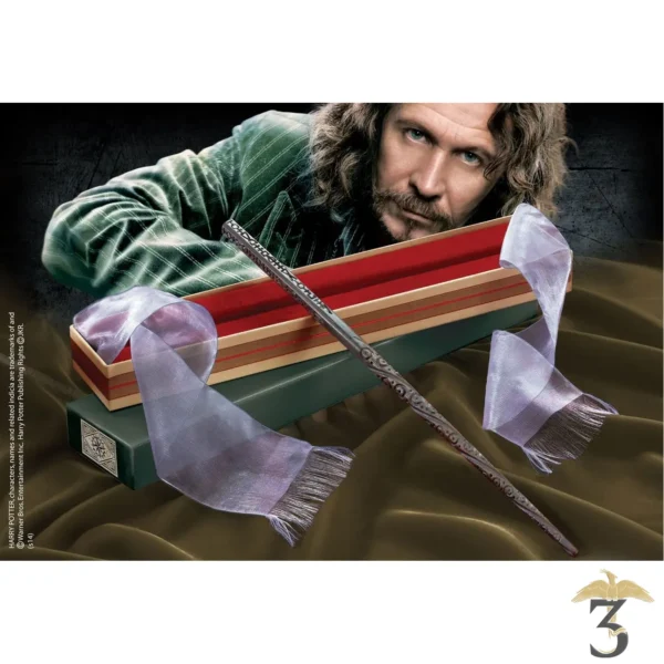 Acheter la baguette de Sirius Black avec un marque page 3D