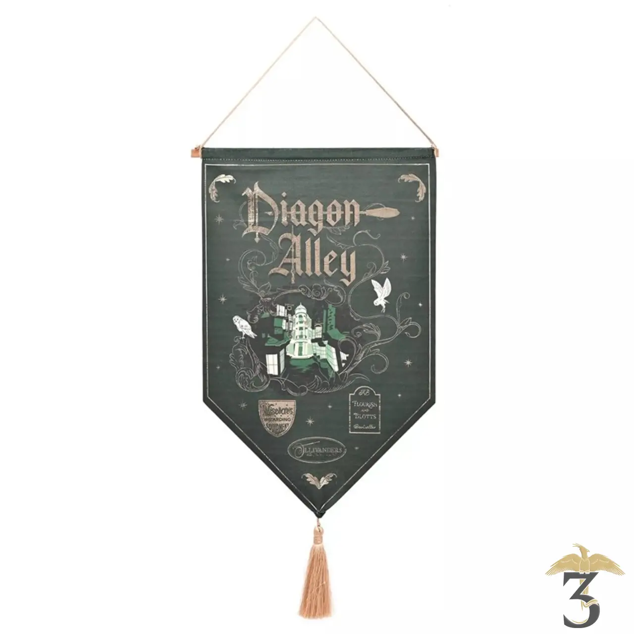 Bannière étendard chemin de traverse - Les Trois Reliques, magasin Harry Potter - Photo N°1
