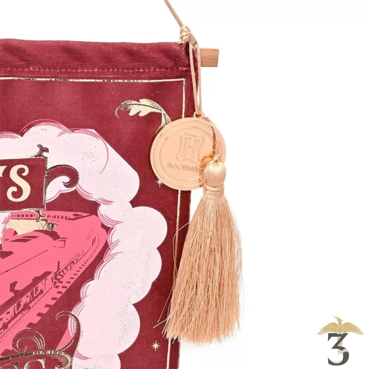 Bannière étendard poudlard express - Les Trois Reliques, magasin Harry Potter - Photo N°2