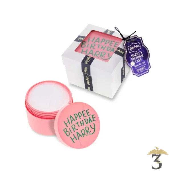 Baume corps happee birthdae – harry potter - Les Trois Reliques, magasin Harry Potter - Photo N°1