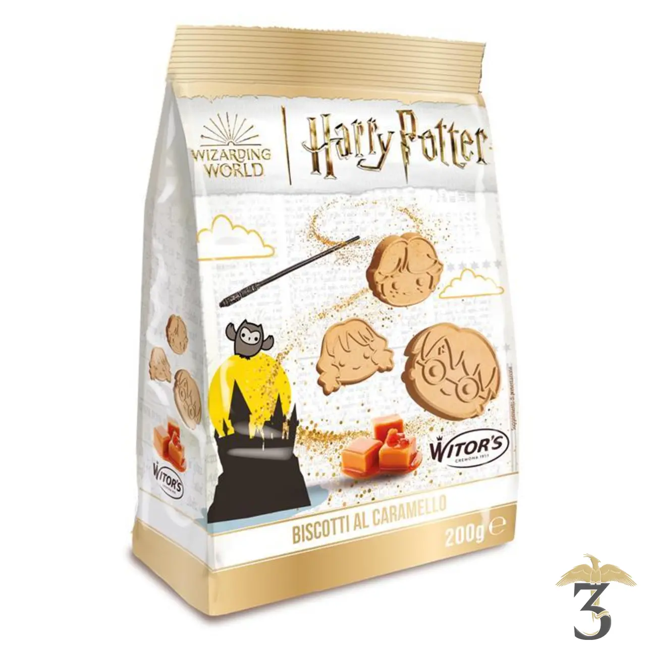 Biscuits au caramel 200g – harry potter - Les Trois Reliques, magasin Harry Potter - Photo N°1