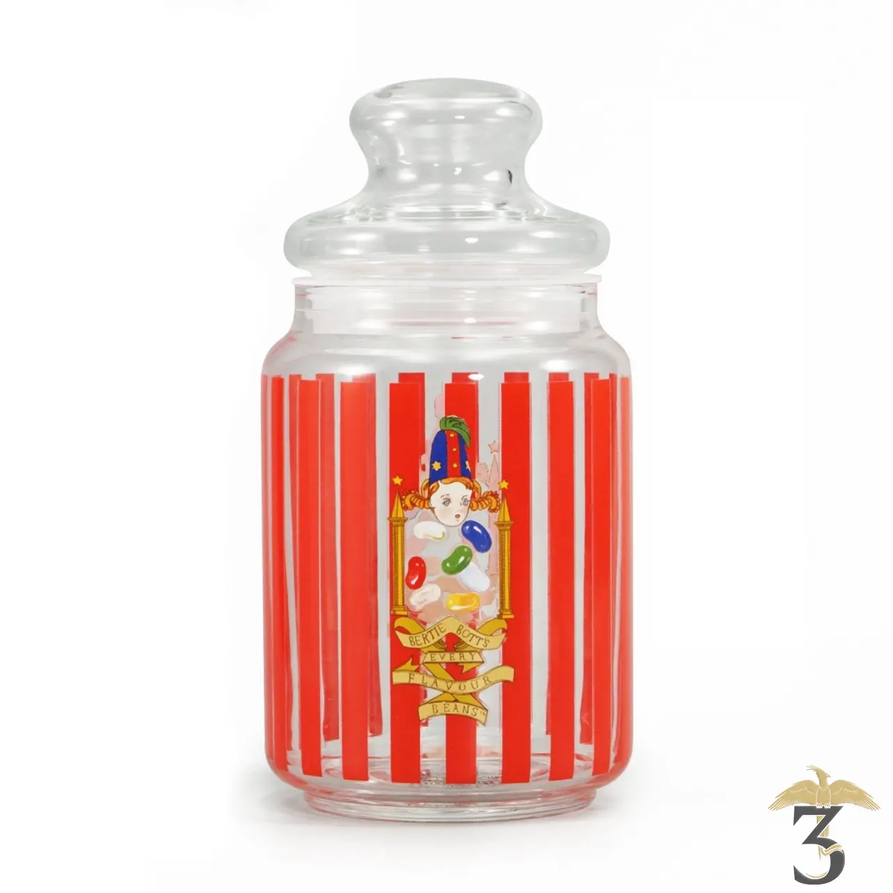 Bocal en verre bertie crochue 750 ml - Les Trois Reliques, magasin Harry Potter - Photo N°1
