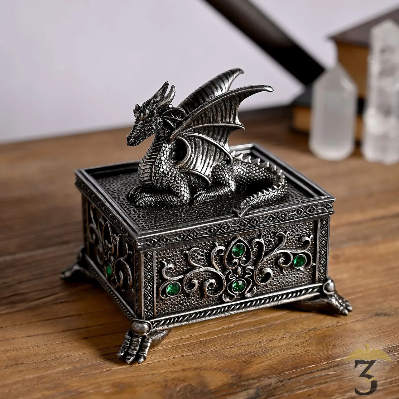 Boite à bijoux dragon - Les Trois Reliques, magasin Harry Potter - Photo N°3