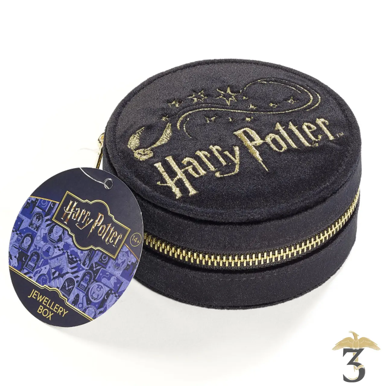 Boîte à bijoux en velours vif d or – harry potter - Les Trois Reliques, magasin Harry Potter - Photo N°2