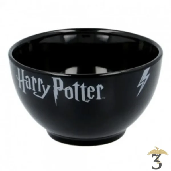 BOL NOIR CERAMIQUE 600ML - Les Trois Reliques, magasin Harry Potter - Photo N°1