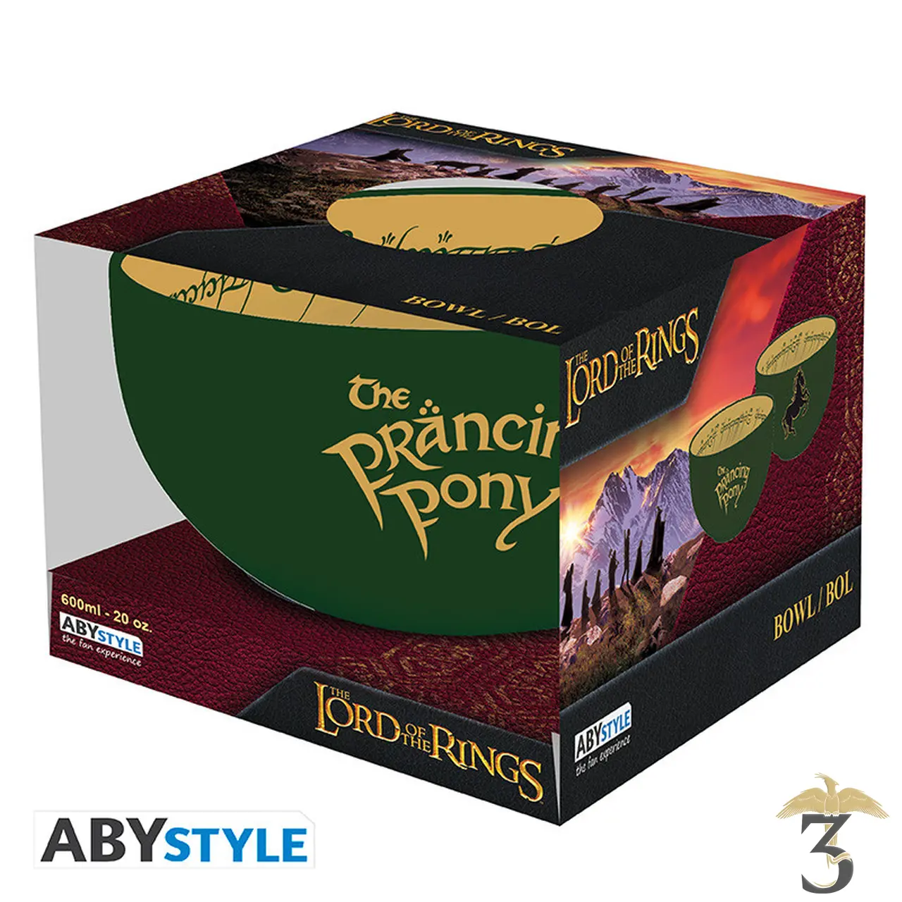 Bol poney fringant 600ml – le seigneur des anneaux - Les Trois Reliques, magasin Harry Potter - Photo N°4