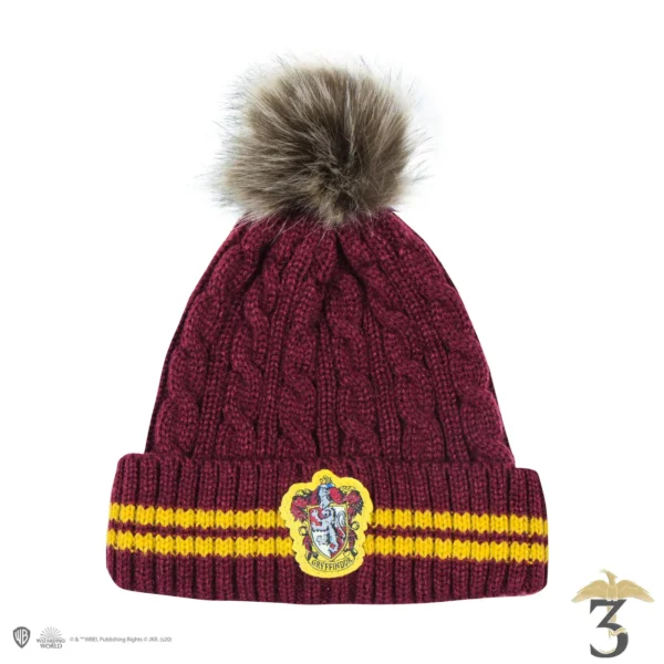 BONNET A POMPON GRYFFONDOR - Les Trois Reliques, magasin Harry Potter - Photo N°1