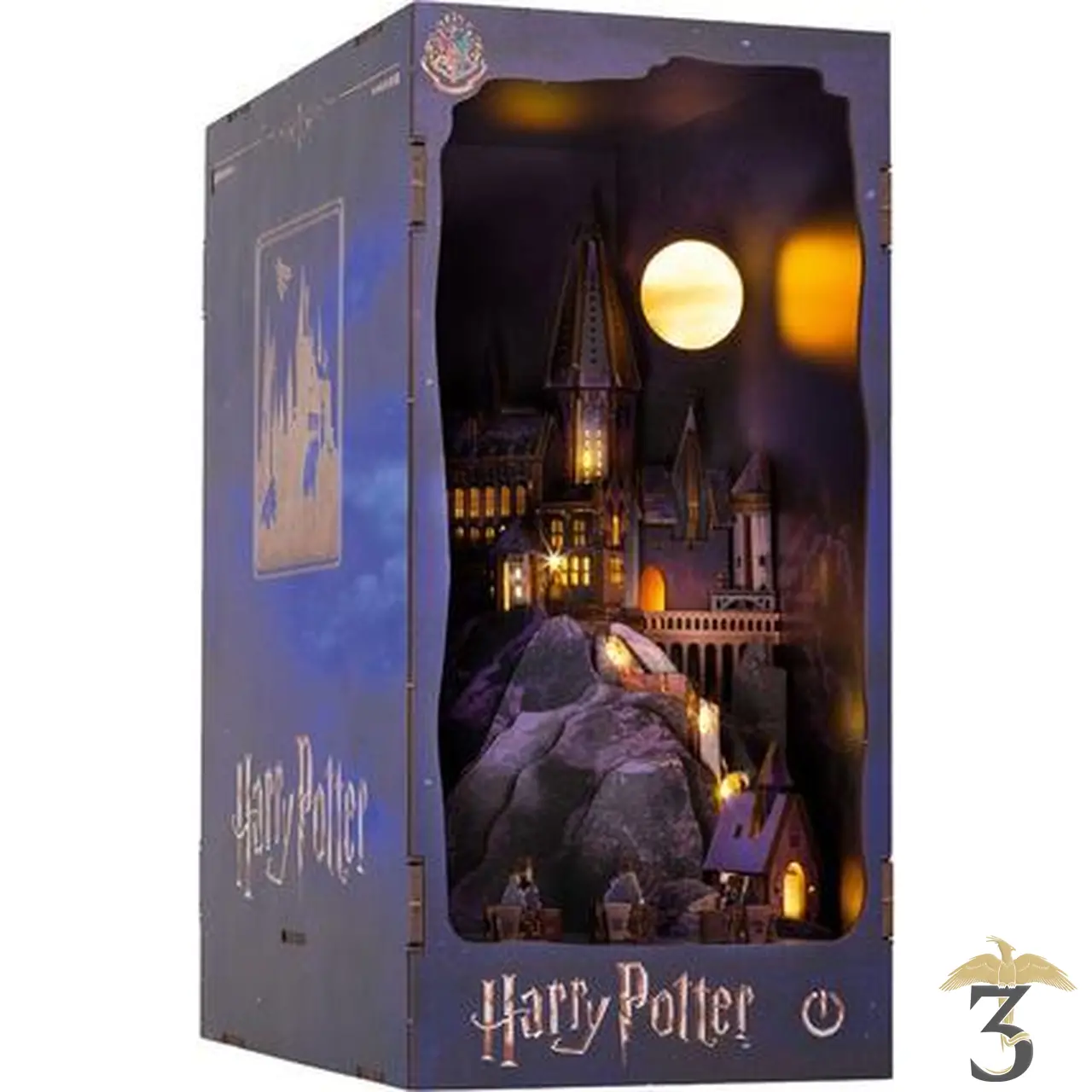 Book nook kit – chateau poudlard – 171pc + eclairage led – harry potter - Les Trois Reliques, magasin Harry Potter - Photo N°3