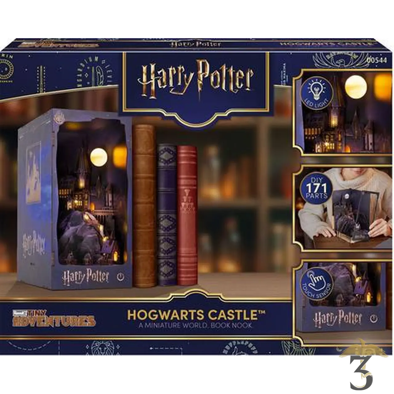 Book nook kit – chateau poudlard – 171pc + eclairage led – harry potter - Les Trois Reliques, magasin Harry Potter - Photo N°4