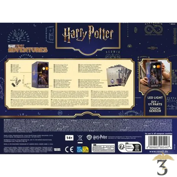 Book nook kit – chateau poudlard – 171pc + eclairage led – harry potter - Les Trois Reliques, magasin Harry Potter - Photo N°5