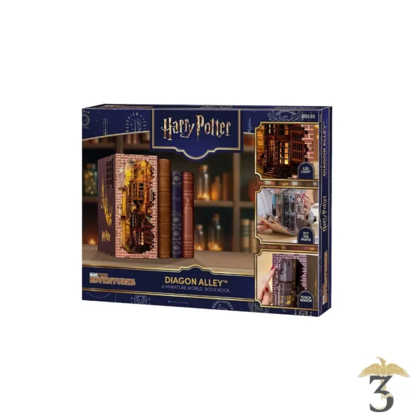 Book nook kit -chemin de traverse – 202pc + eclairage led – harry potter - Les Trois Reliques, magasin Harry Potter - Photo N°2