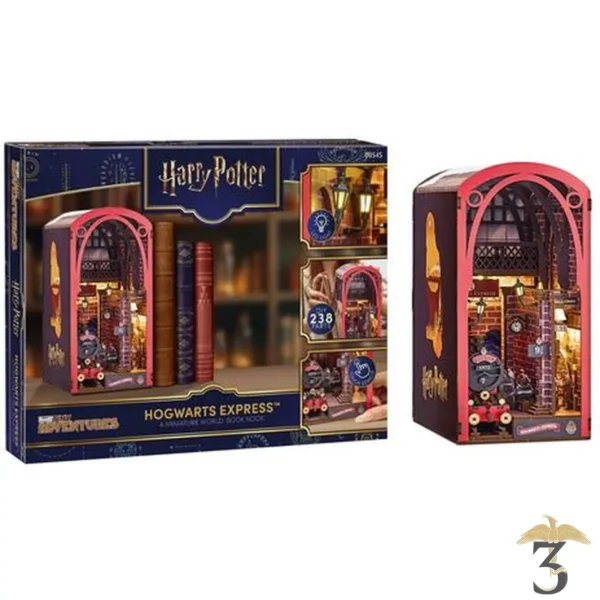 Book nook kit poudlard express – 238pc + eclairage led – harry potter - Les Trois Reliques, magasin Harry Potter - Photo N°1