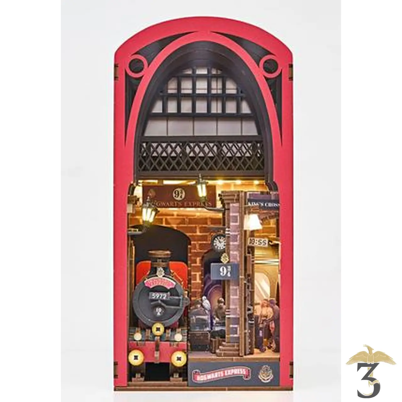 Book nook kit poudlard express – 238pc + eclairage led – harry potter - Les Trois Reliques, magasin Harry Potter - Photo N°3