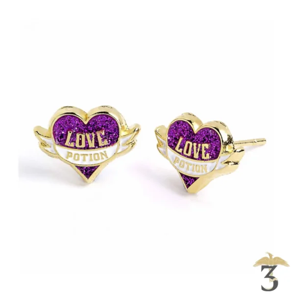 BOUCLE D´OREILLE LOVE POTION - Les Trois Reliques, magasin Harry Potter - Photo N°1