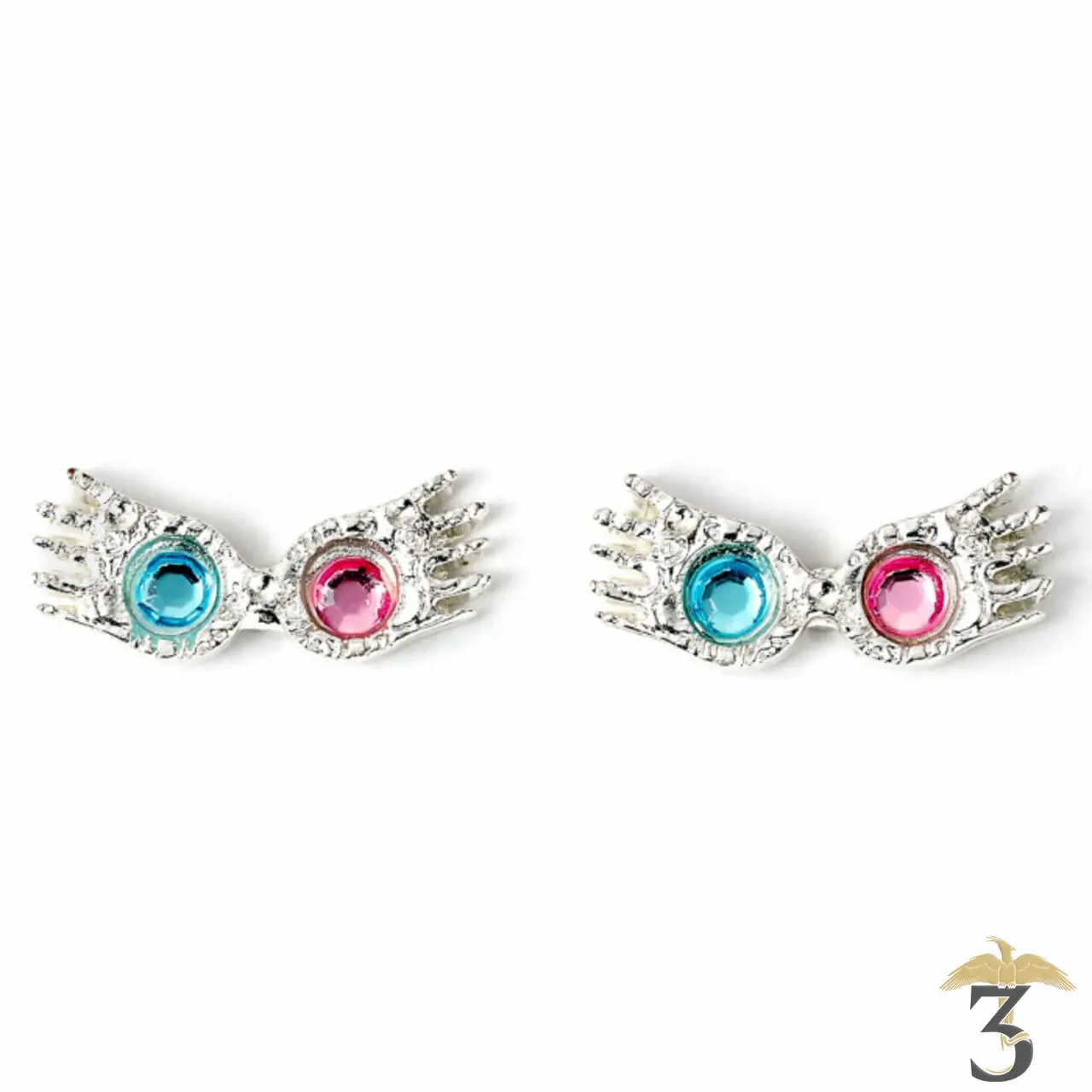 Boucles d oreilles lunettes de luna lovegood lorgnospectre - Les Trois Reliques, magasin Harry Potter - Photo N°1