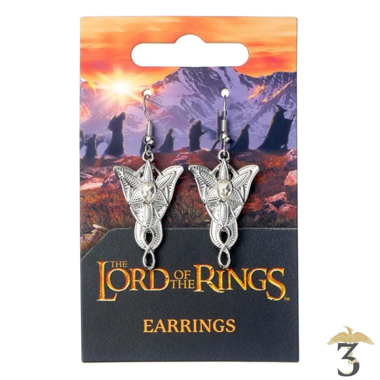 Boucles d’oreilles arwen étoile du soir – le seigneur des anneaux - Les Trois Reliques, magasin Harry Potter - Photo N°2