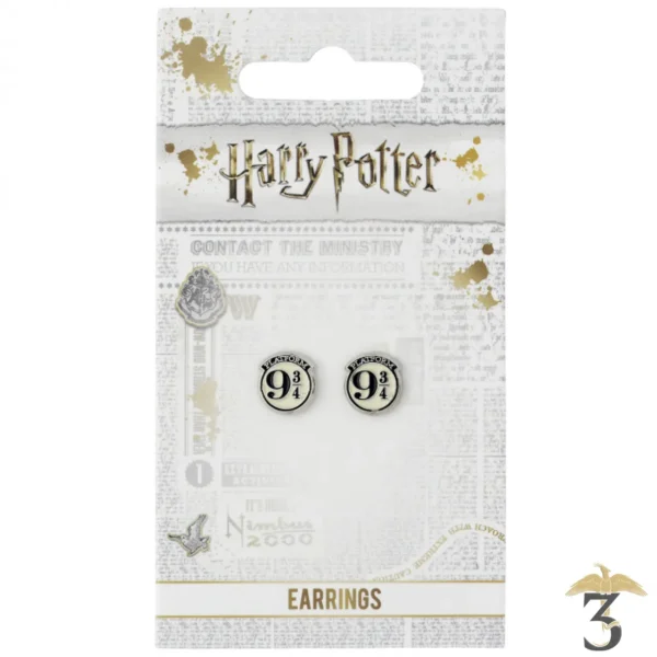 BOUCLES D´OREILLES PLATEFORME 9 3-4 - Les Trois Reliques, magasin Harry Potter - Photo N°1