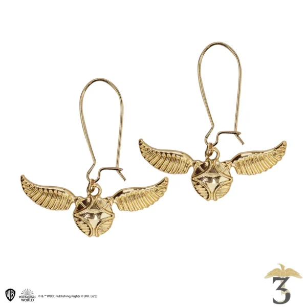 Boucles d´oreilles vif d´or - Les Trois Reliques, magasin Harry Potter - Photo N°1