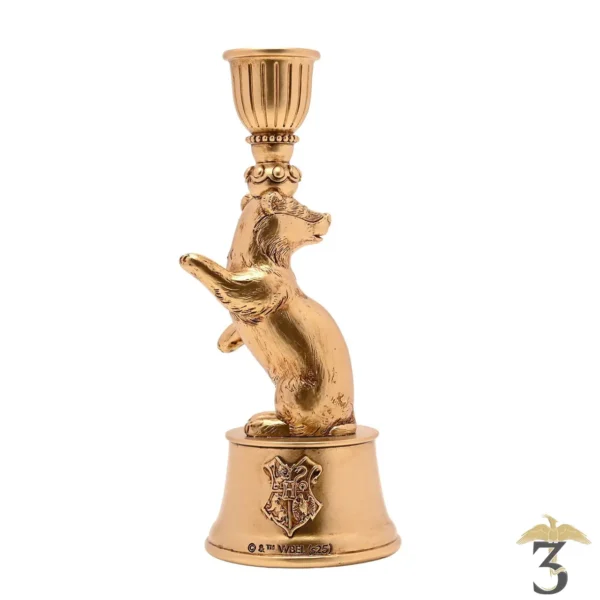 Bougeoir doré poufsouffle 21 cm – harry potter - Les Trois Reliques, magasin Harry Potter - Photo N°3