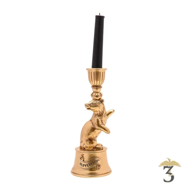 Bougeoir doré poufsouffle 21 cm – harry potter - Les Trois Reliques, magasin Harry Potter - Photo N°4