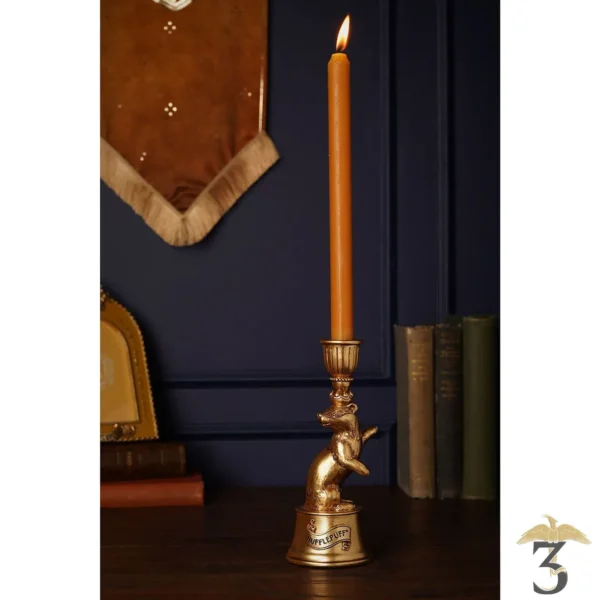 Bougeoir doré poufsouffle 21 cm – harry potter - Les Trois Reliques, magasin Harry Potter - Photo N°5