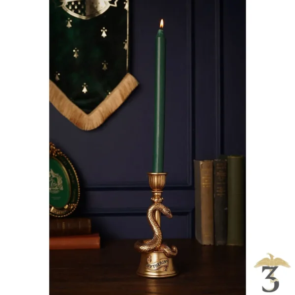 Bougeoir doré serpentard 21 cm – harry potter - Les Trois Reliques, magasin Harry Potter - Photo N°5