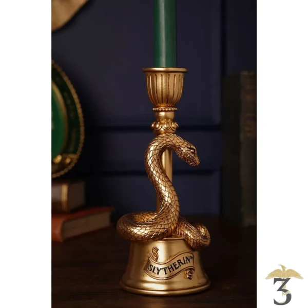 Bougeoir doré serpentard 21 cm – harry potter - Les Trois Reliques, magasin Harry Potter - Photo N°6