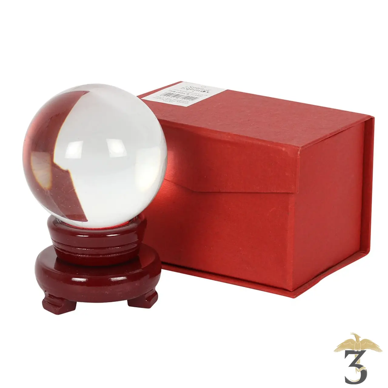 Boule de cristal de 8 cm avec support - Les Trois Reliques, magasin Harry Potter - Photo N°1